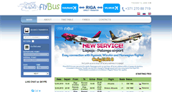 Desktop Screenshot of flybus.lv