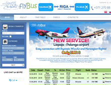 Tablet Screenshot of flybus.lv